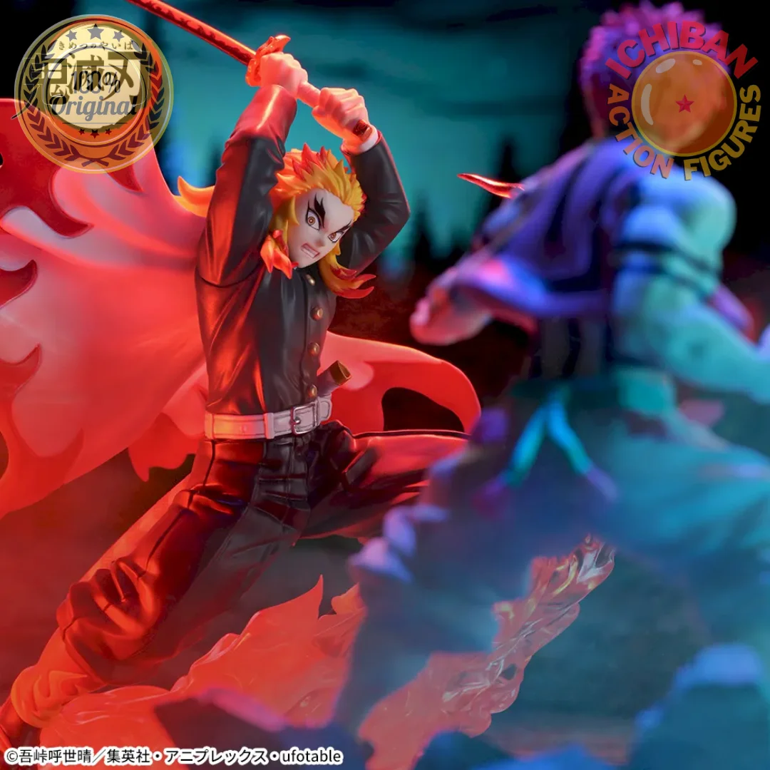CONJUNTO RENGOKU VS AKAZA DEMON SLAYER XROSS LINK SEGA 100
