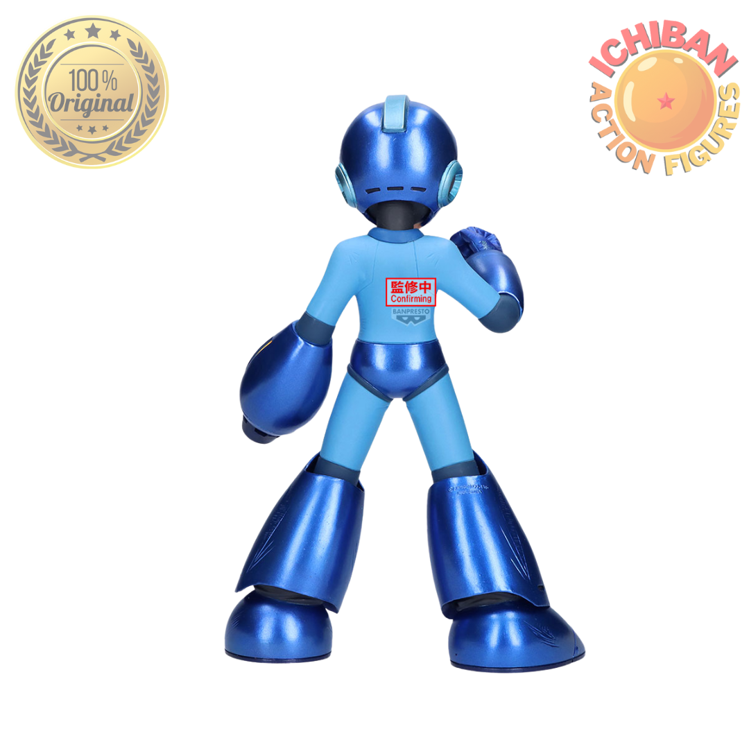 MEGAMAN AZUL METALLIC VER. GRANDISTA BANPRESTO 100% ORIGINAL