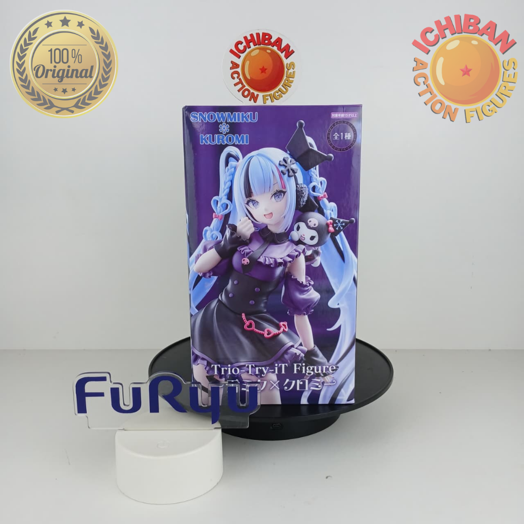 HATSUNE MIKU SNOWMIKU E KUROMI TRIO TRY IT FIGURE FURYU 100