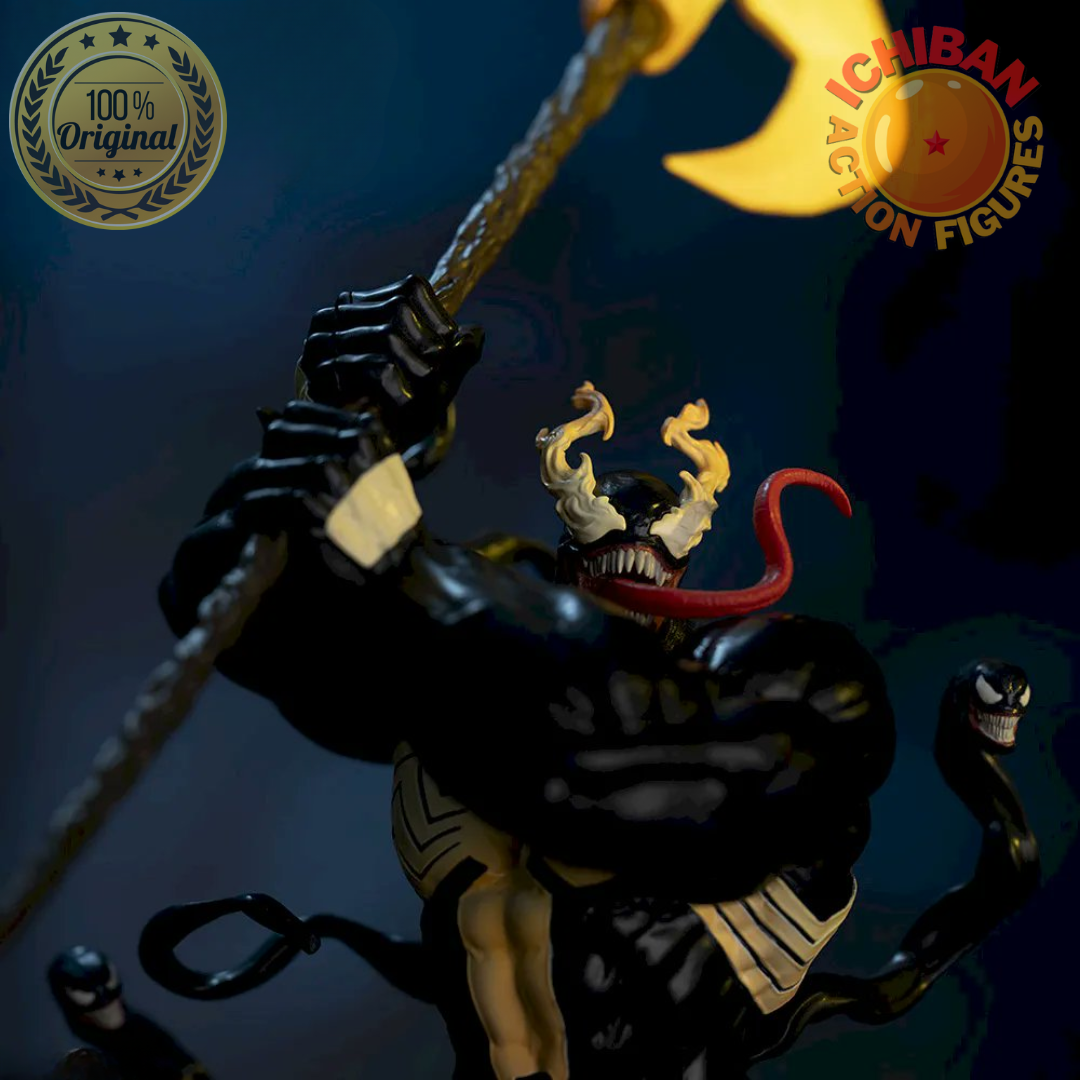 VENOM AXE DIORAMA LIMINASTA SEGA SPIDER MAN 100% ORIGINAL LACRADO