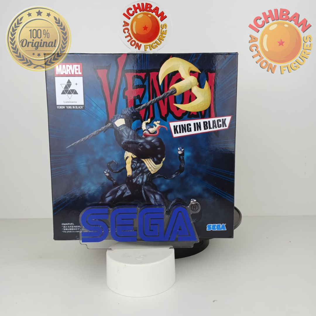 VENOM AXE DIORAMA LIMINASTA SEGA SPIDER MAN 100% ORIGINAL LACRADO