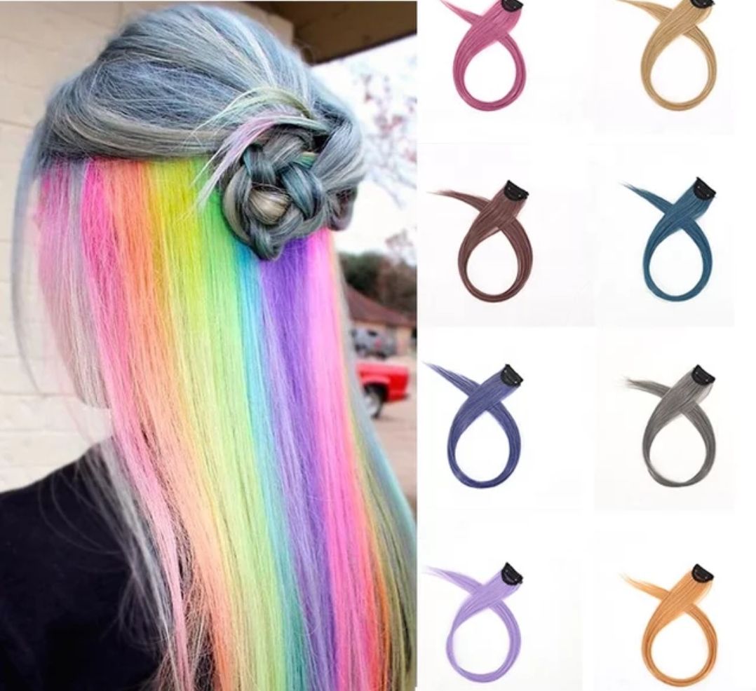 Aplique Mechas Tic Tac Coloridas Cosplay Fantasia Equestria Girls