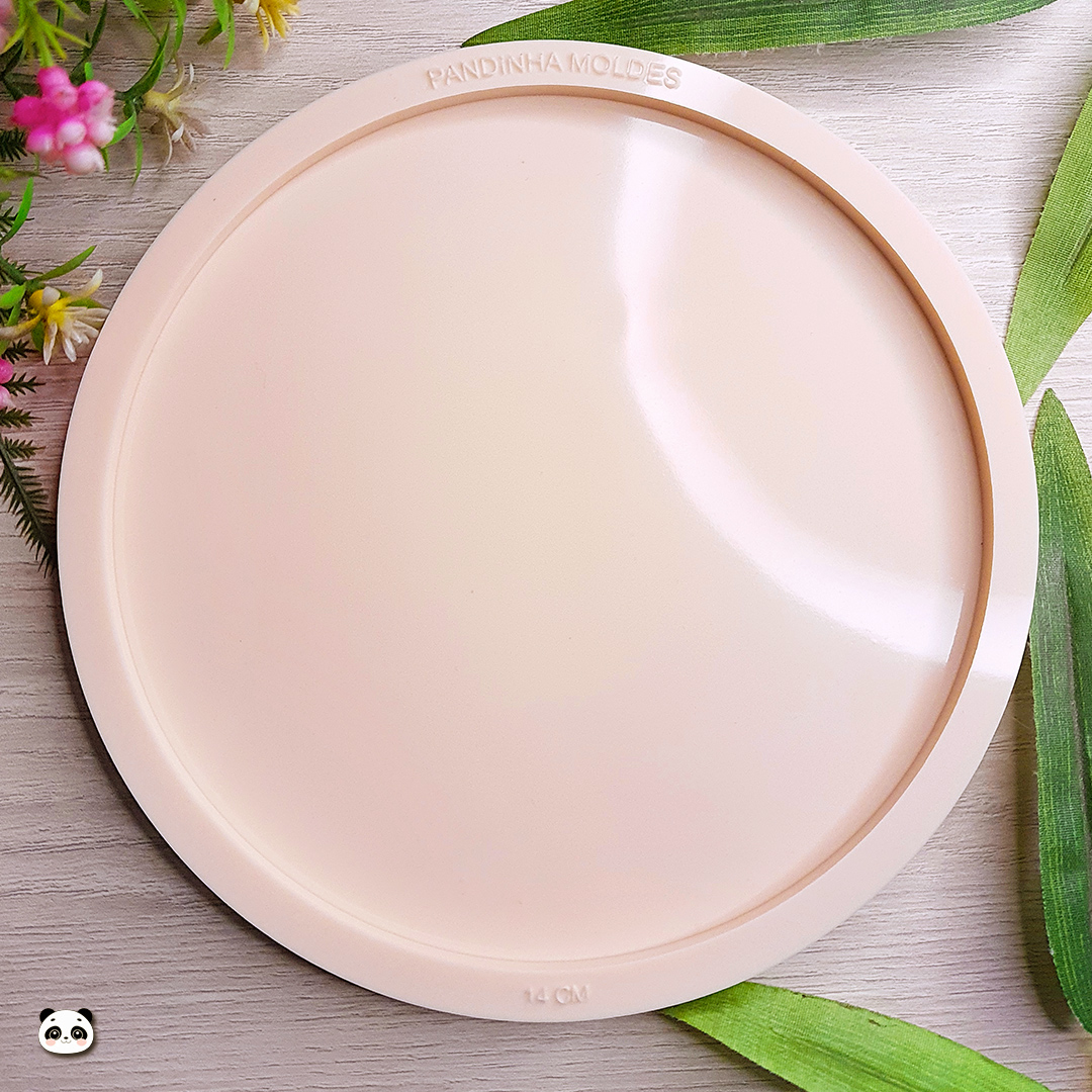 Molde De Silicona Redondo Para Resina Epoxi, Diámetro 30 Cm, Reutilizable, Para Hacer Posavasos, Bandejas Y Manualidades