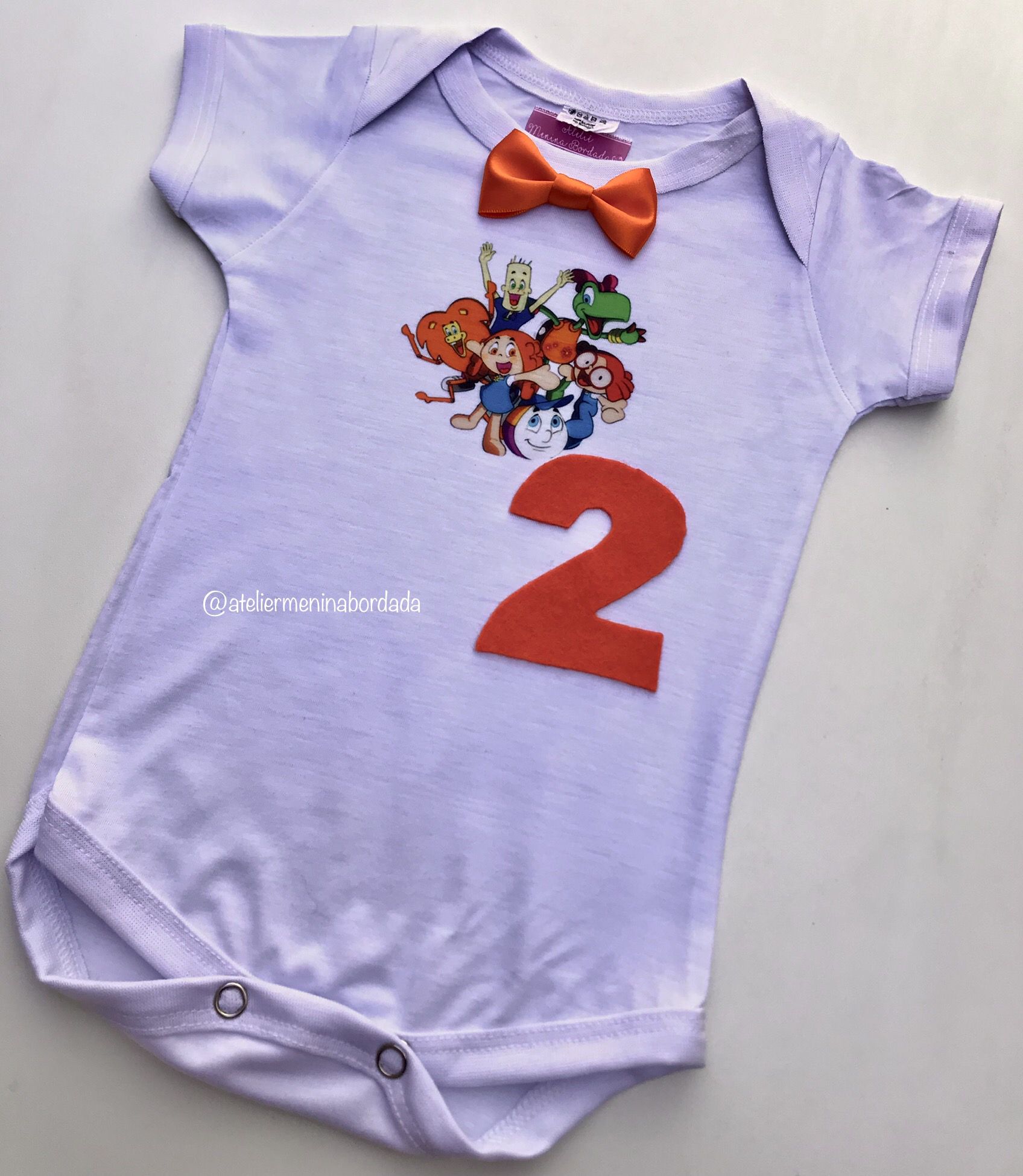 Conjunto Romper Body Moana Mesversario Roupa De Bebe Menina