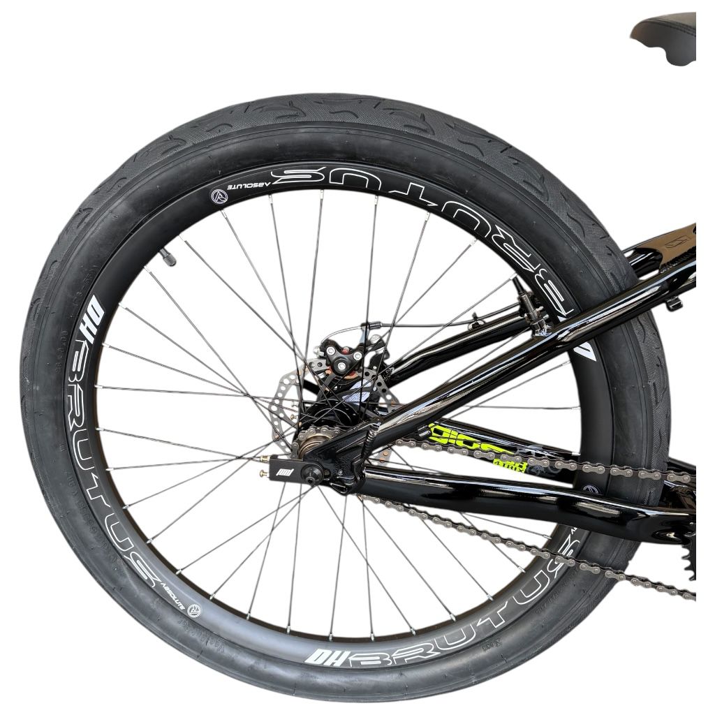 BICICLETA GIOSBR 4TRIX PRETO BRILHANTE - AMR NEON/CINZA - Torino Bikes