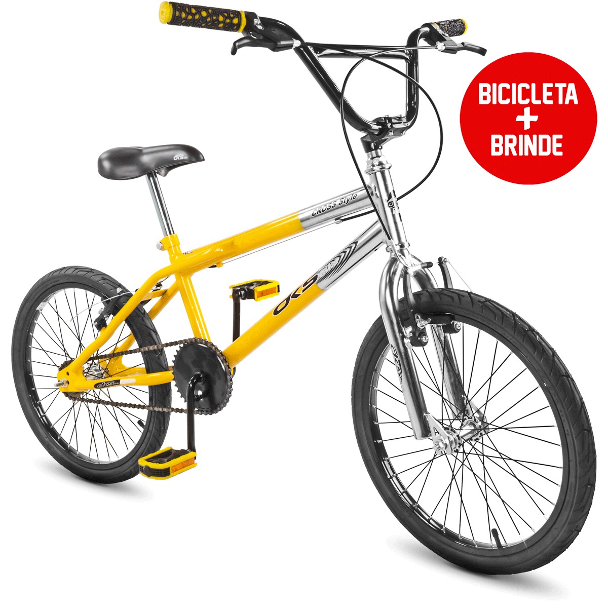 Bicicleta Masculina Infantil Aro 20 DKS Cross Style BMX Bike - DKSBIKES