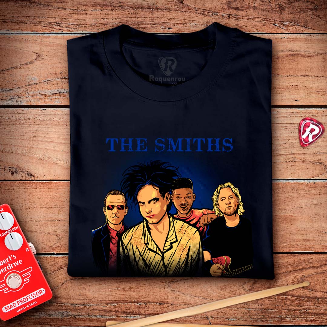Camiseta The Smiths Azul Marinho | 100% Algodão - Roquenrou