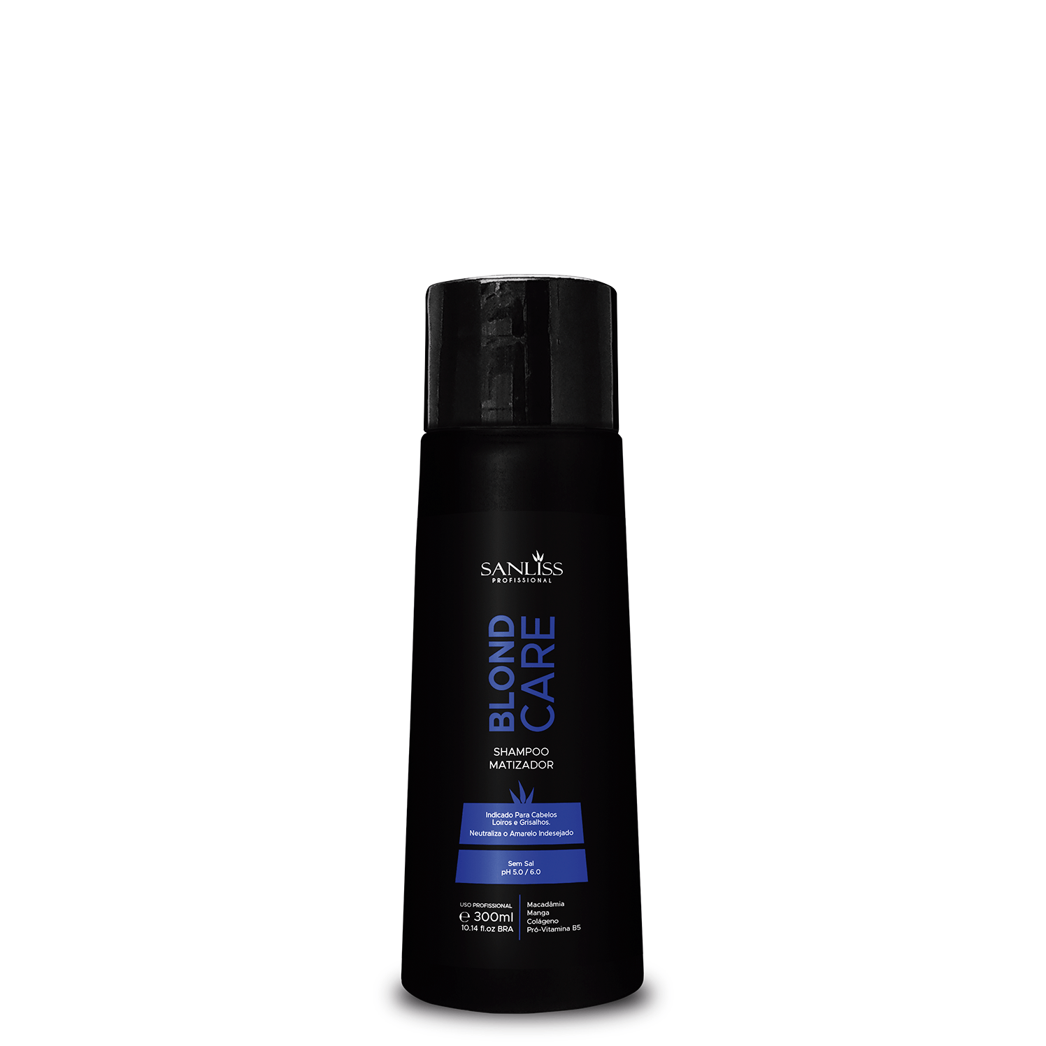 Shampoo Matizador Sanliss 300 ml Manzini Perfumaria e Cosméticos