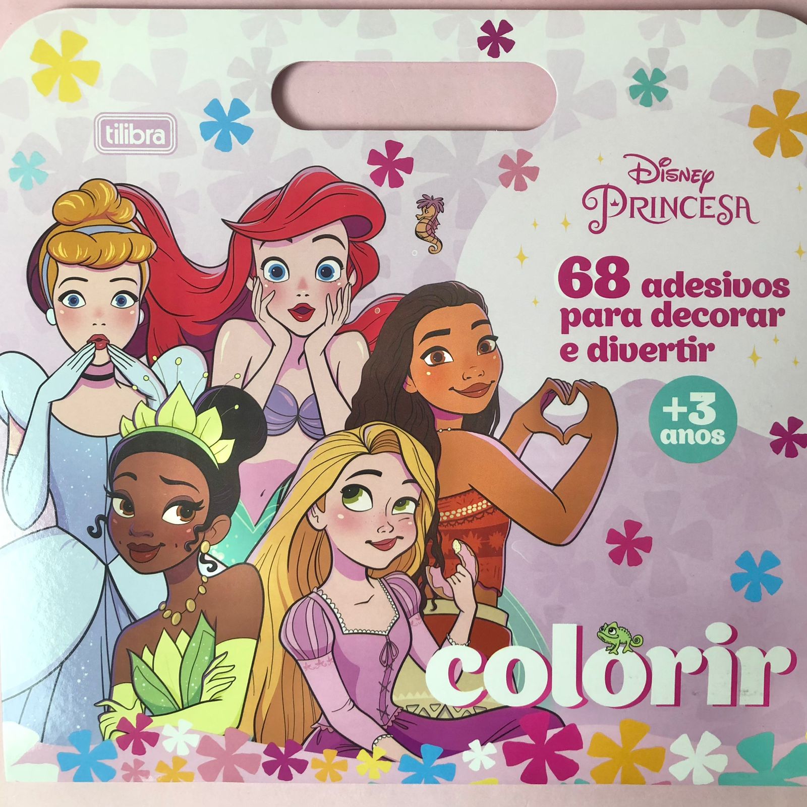 Álbum para Colorir Maleta Princesas 8 Folhas