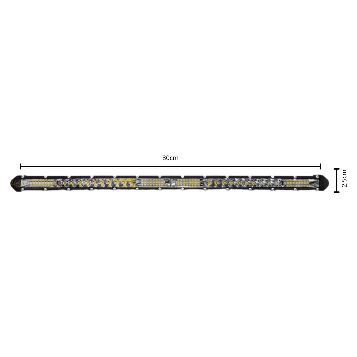 FAROL BARRA DE LED 7D SLIM 78 LEDS 234W 12V - 30V SUPORTE - PRUDENPARTS ...
