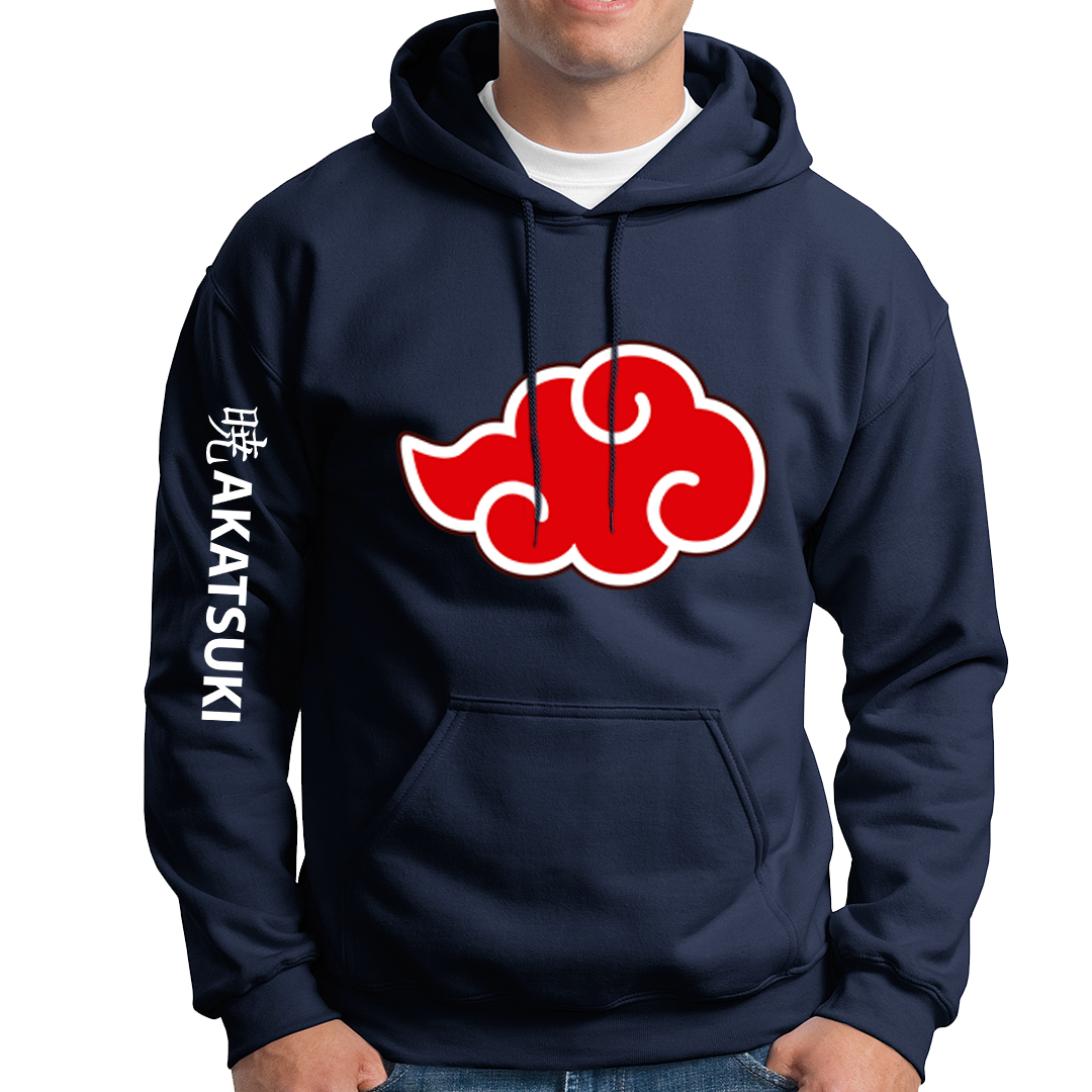 Moletom Unissex Canguru Blusa de Frio Personagens Anime Naruto