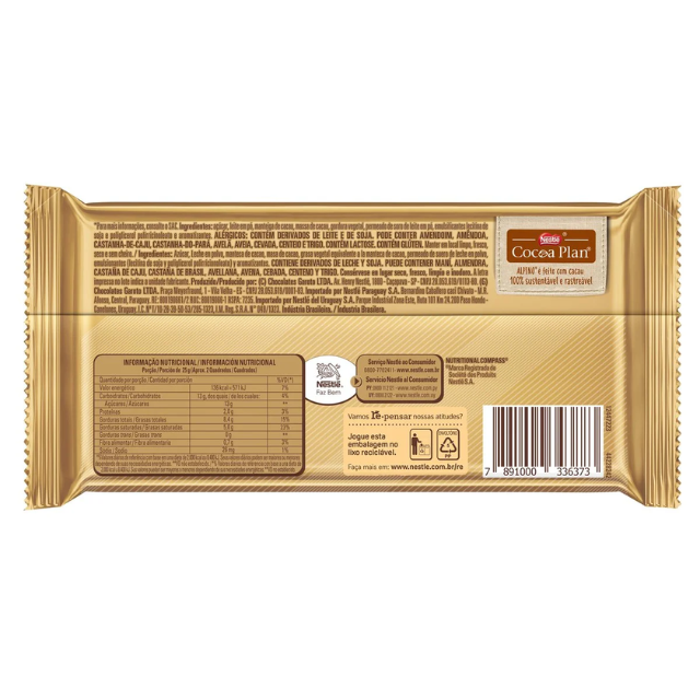 Barra de Chocolate Alpino NESTLÉ - 80g - Santa Cruz Doces: Variedades ...