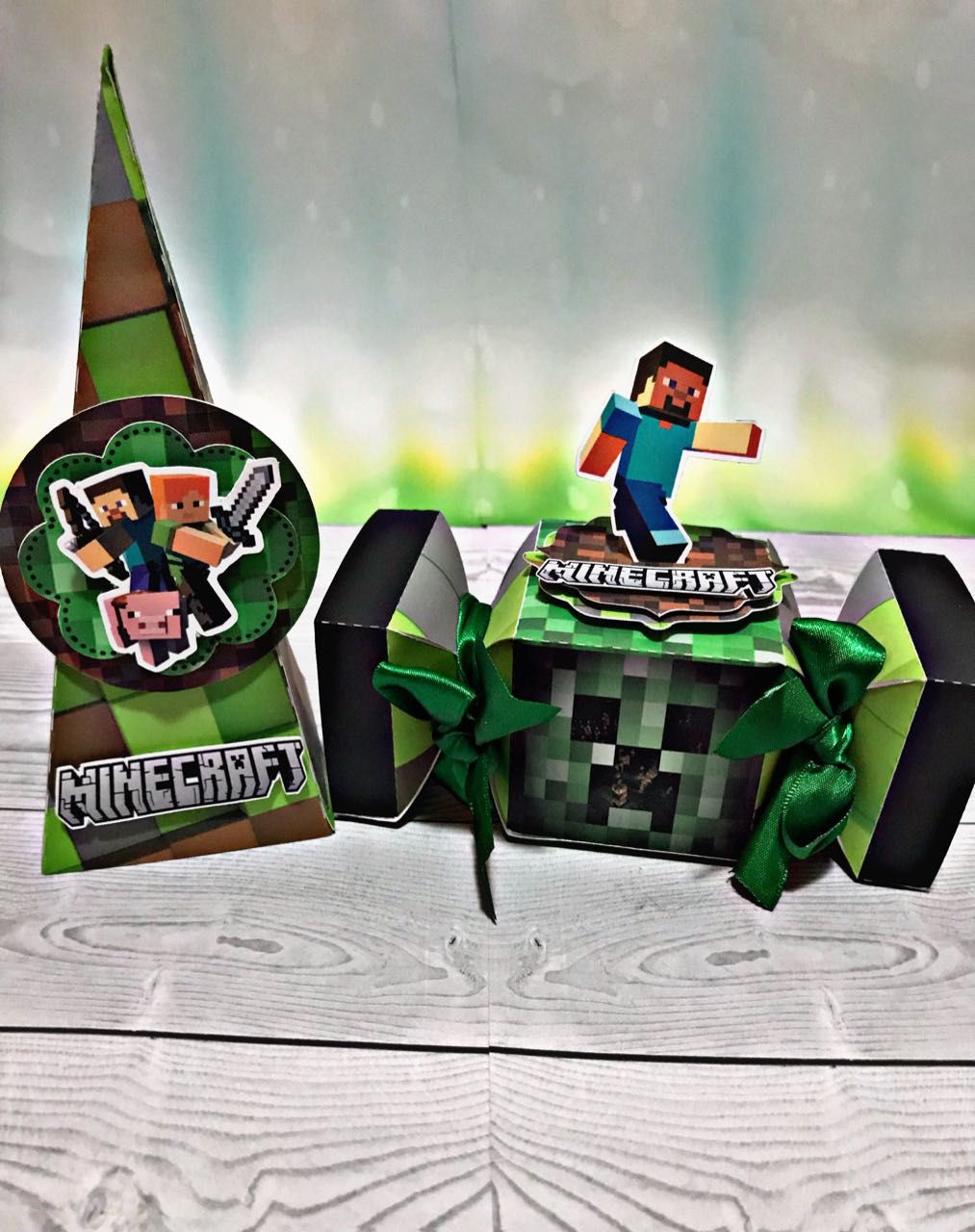 Arquivo de Corte 3d Minecraft em papel.