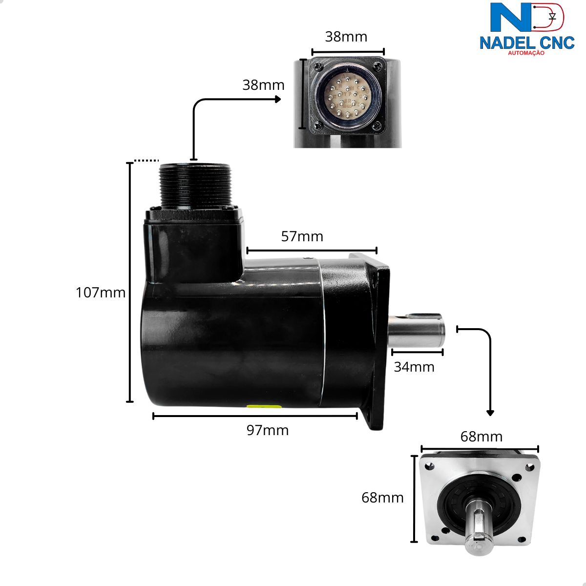 1PCS New Fanuc Rotary Encoder A86L-0027-0001#002 1PCS New Fanuc Rotary Encoder A86L-0027-0001#002