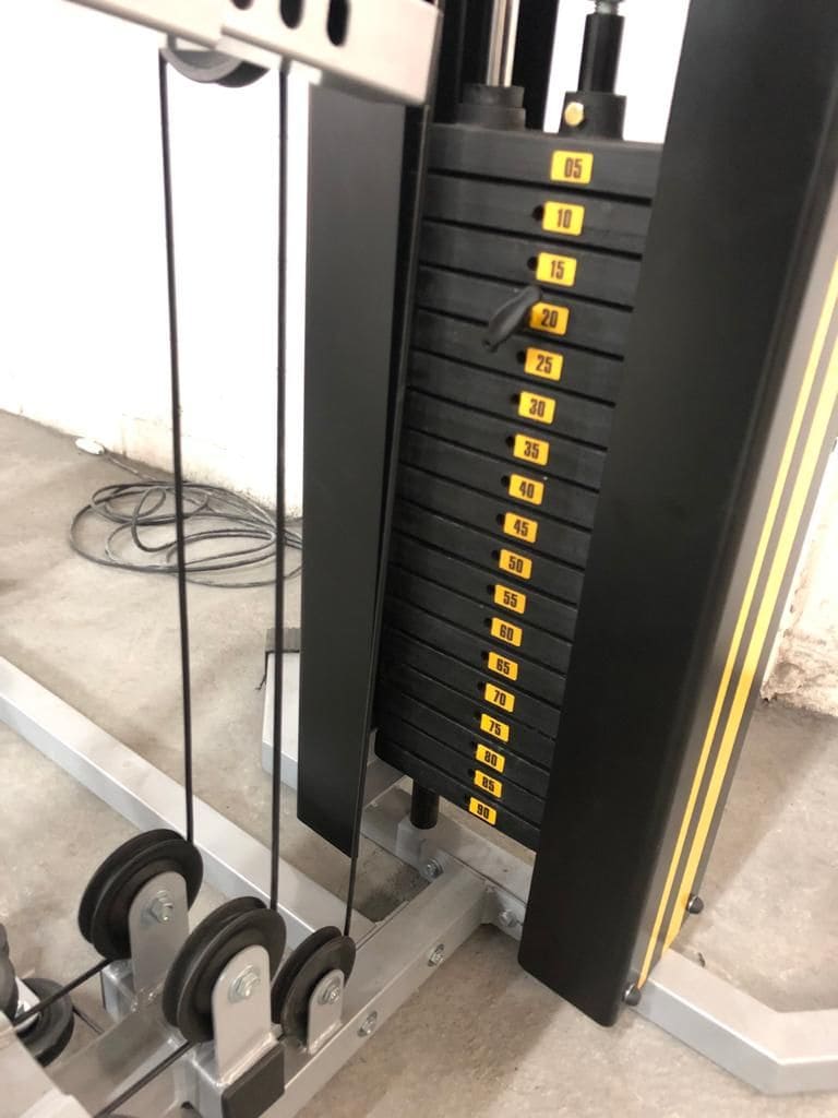 Estação de Musculação com Leg Press 90Kg Mac Sport MS 35 c
