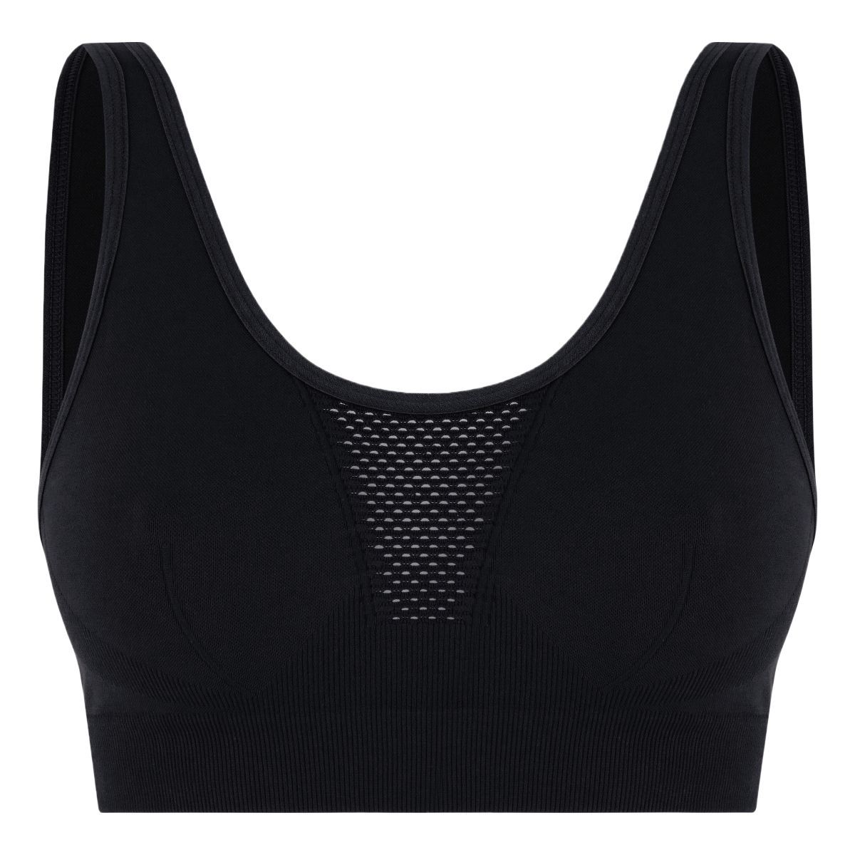 Lupo Top Attack II Sports Bra, Black, Small : : Clothing