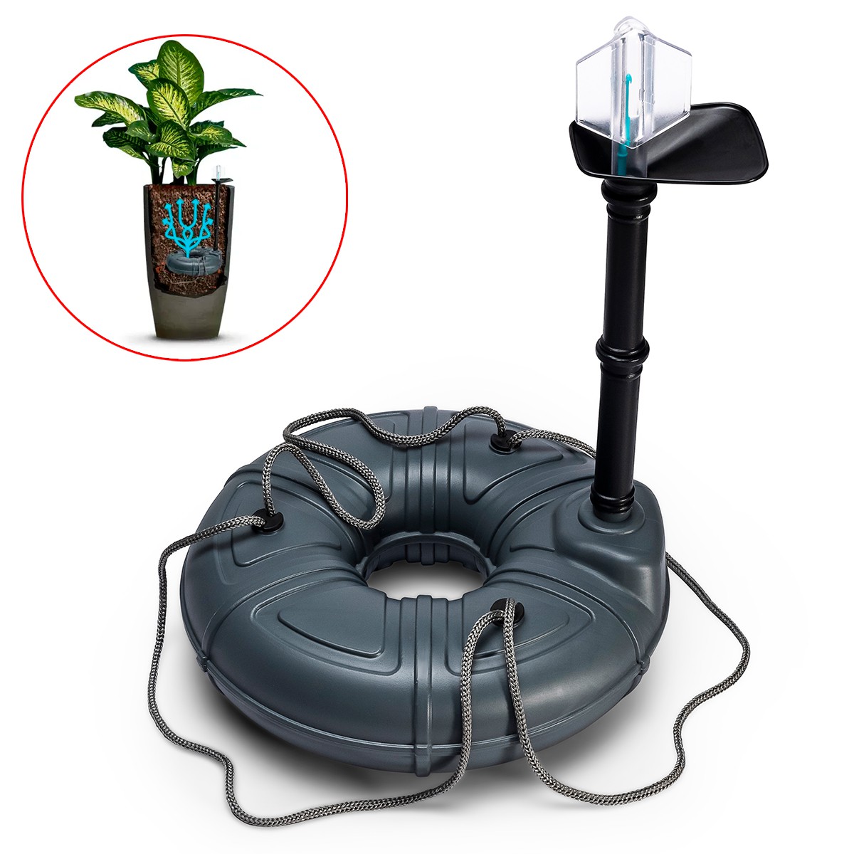 Irrigador Automático Soilagua - Terracota, Vasos Internos E Externos