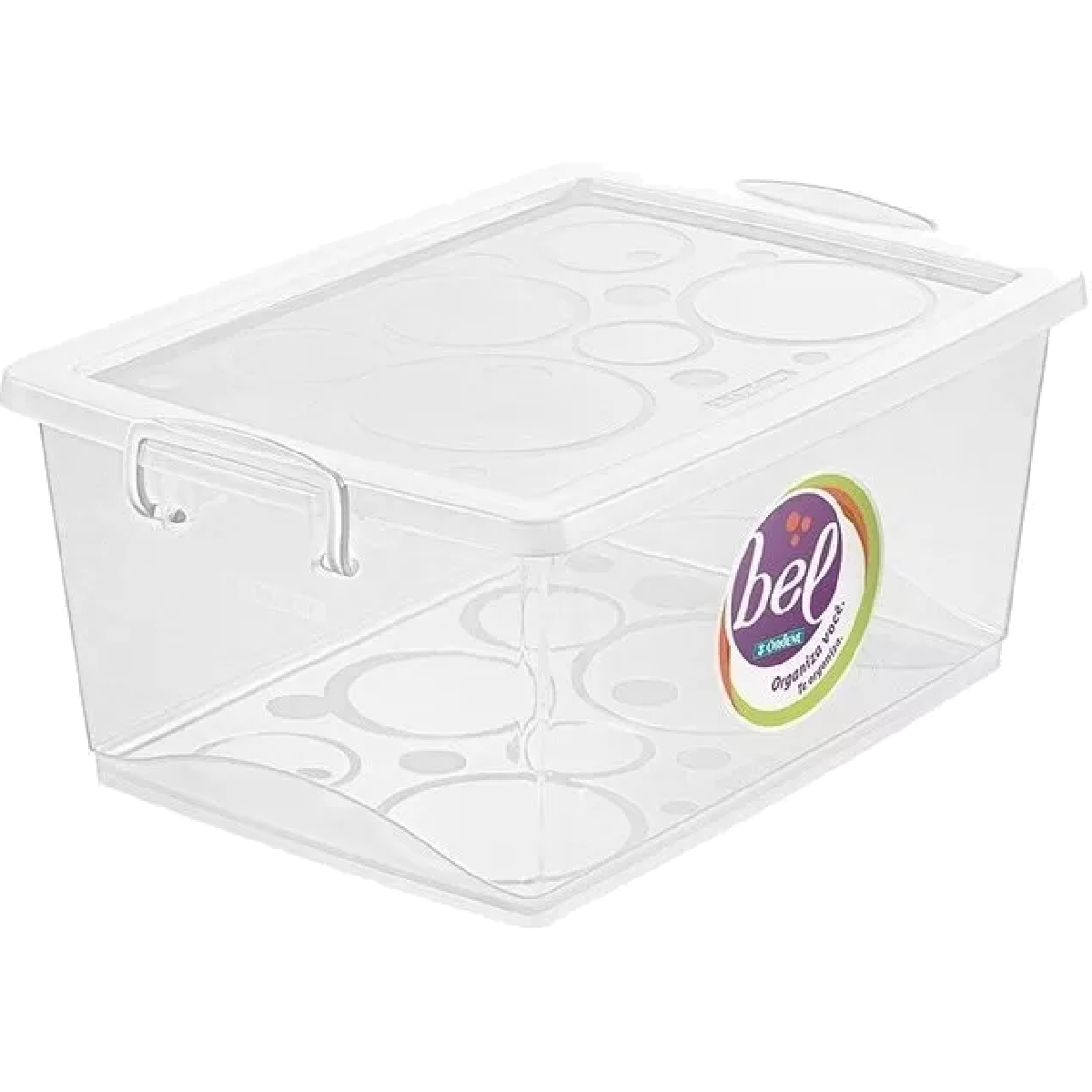 Ordene Jogo de 4 Caixas Organizadoras com Trava e Tampa 4 Litros Cristal  Ordene Caixa para Pregos Parafusos Infantil Menina Feminino Sapato  Brinquedo Lavanderia Material Escolar Organização Cesto Organizador Livro  Decorativo