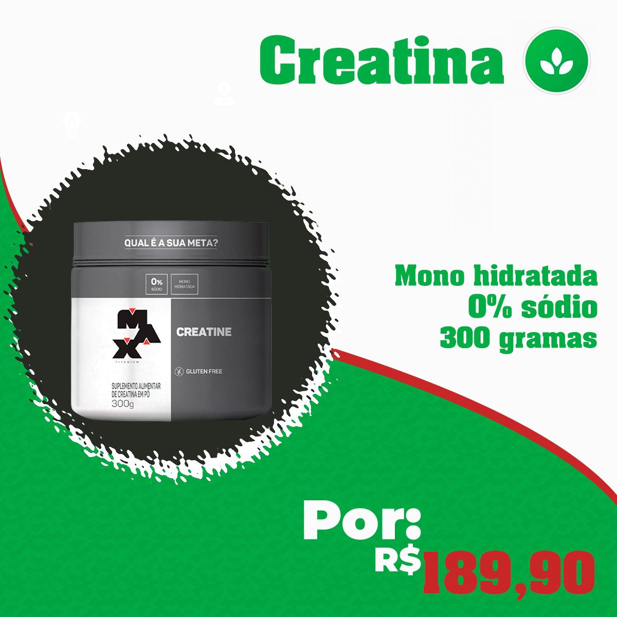 CREATINA MAX TITANIUM 300G