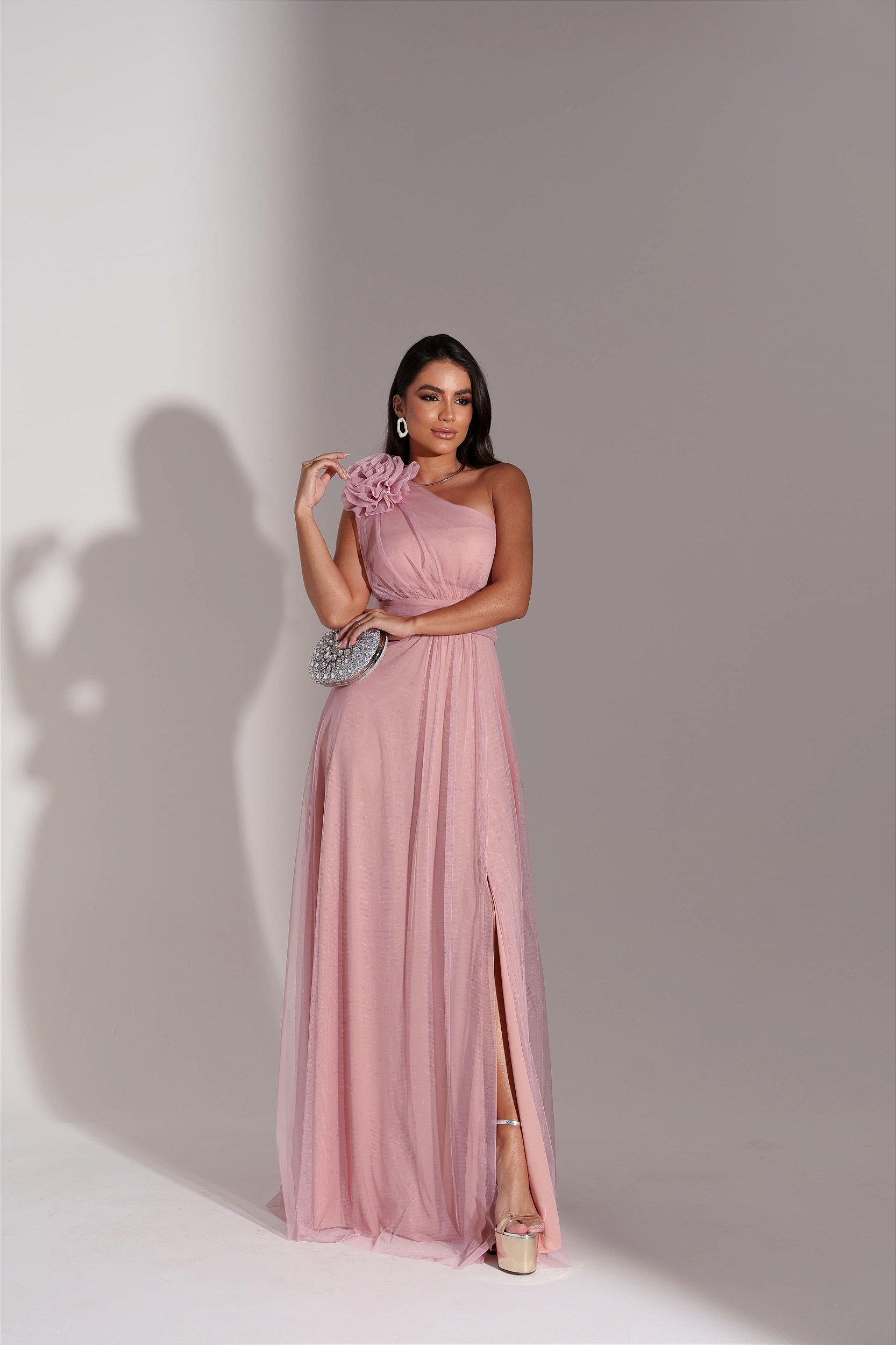 Vestido Rose Loja Tons Vestidos Vestido Longo My Rose Labonna