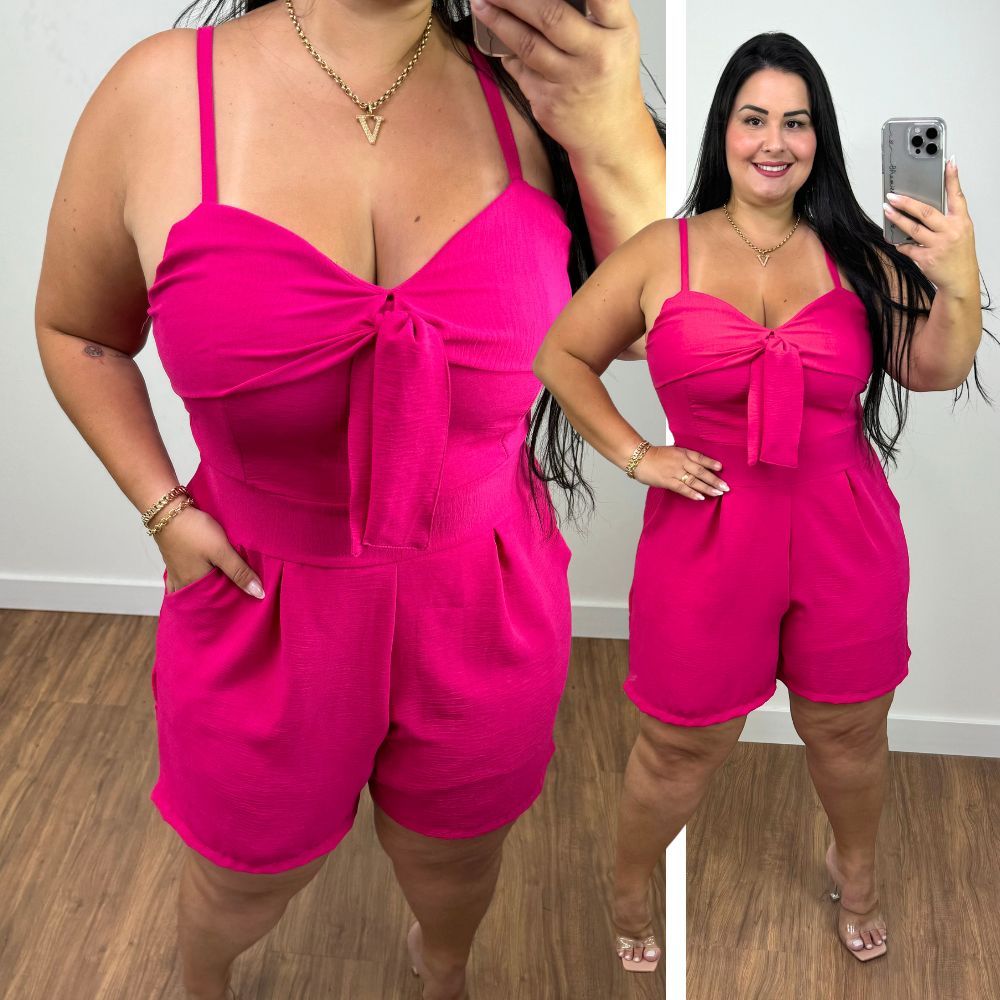 Calça Pantalona Duna Pink Plus Size Belíssima 48 - Belissima48