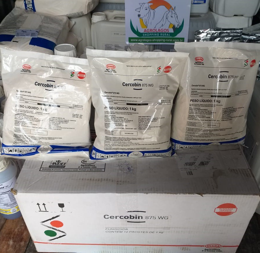 FUNGICIDA CERCOBIN 875 WG 100 g IHARA Agrolagos Shopping Rural