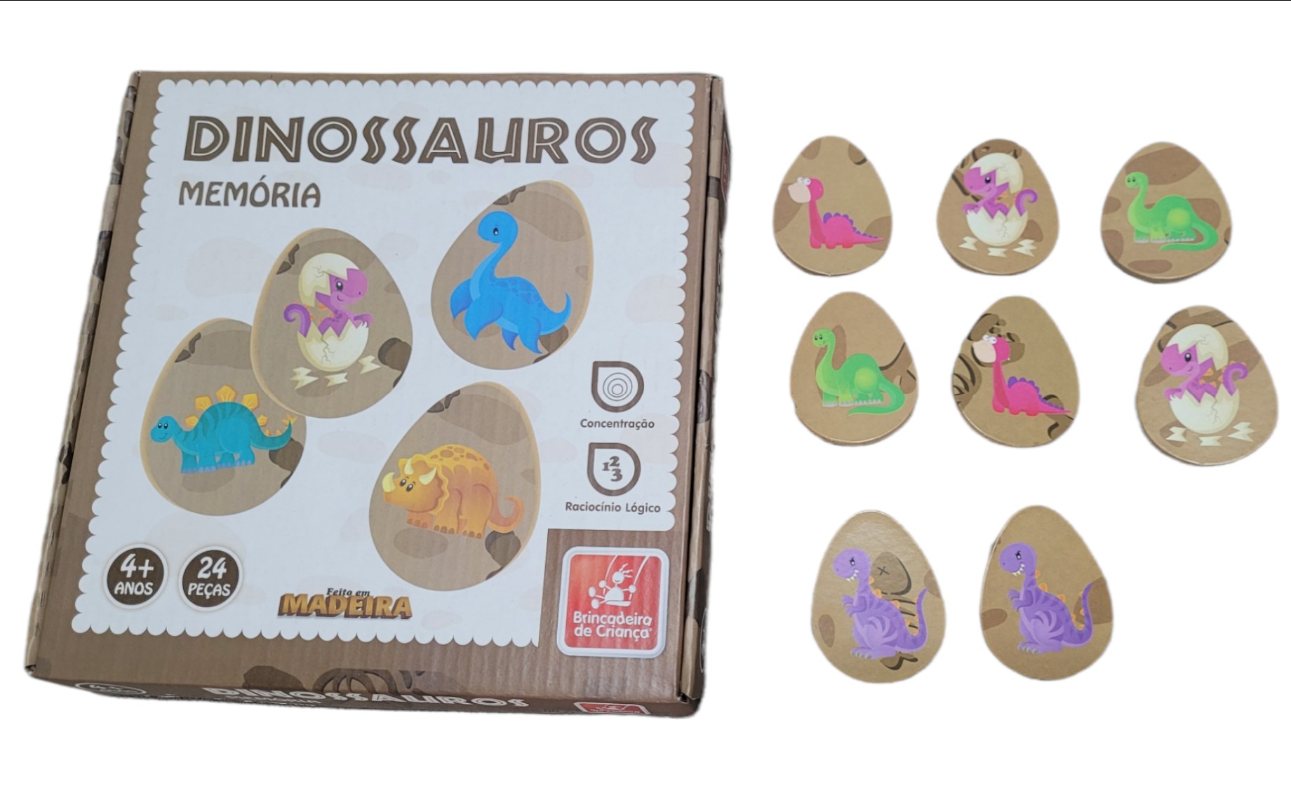 DINOSSAUROS para crianças 🦖 Aprenda sobre os DINOSSAUROS 🦕 Jogo da  memória