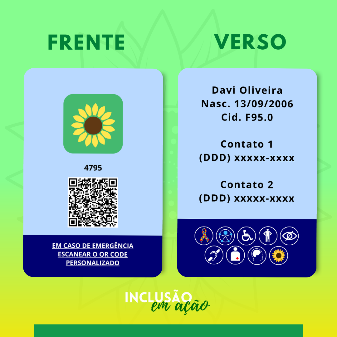 KIT INCLUSÃO: Colar de Girassol - INCLUSÃO E AÇÃO