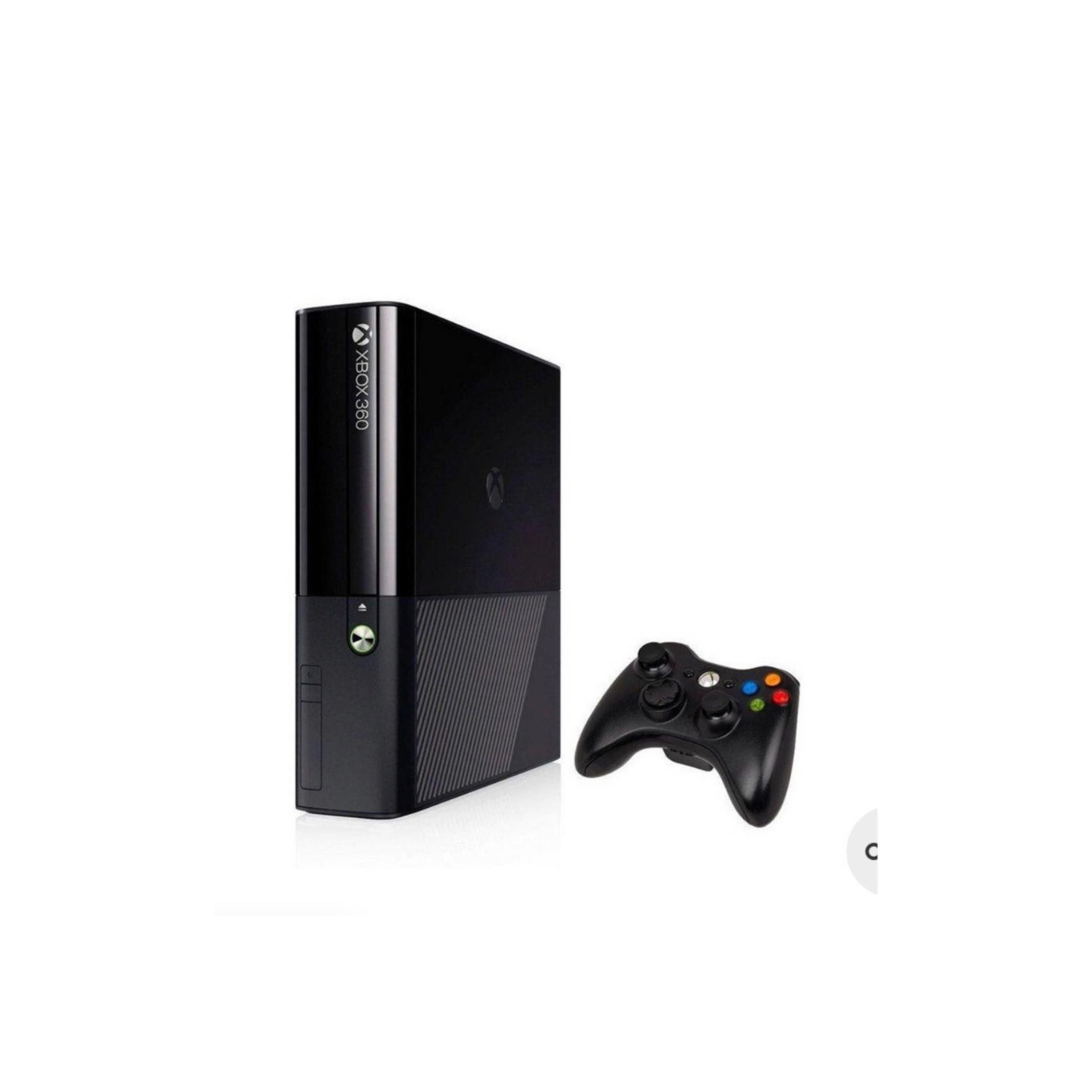 Console Xbox 360 Slim 4gb + 2 Controles E 3 Jogos - Usado