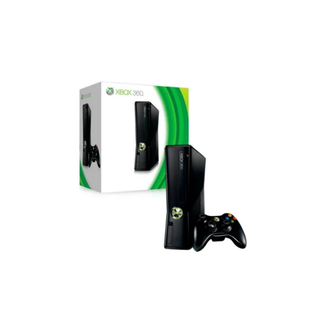 Microsoft Xbox 360 Slim Standard - Desbloqueado - LOJA CYBER Z - Loja Cyber  Z