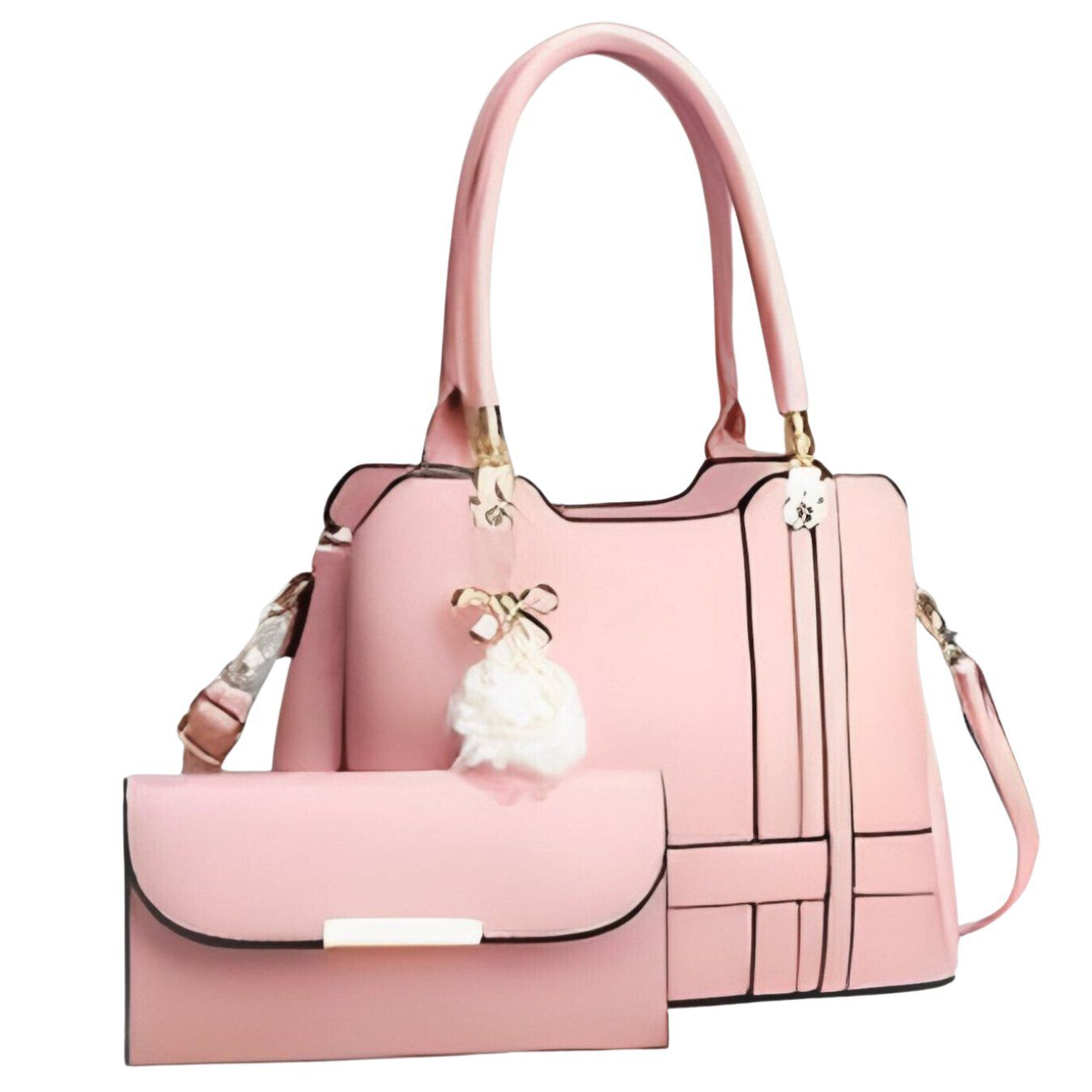 BOLSA FEMININA PEQUENA DE OMBRO MONOGRAMA GASH - LOAD