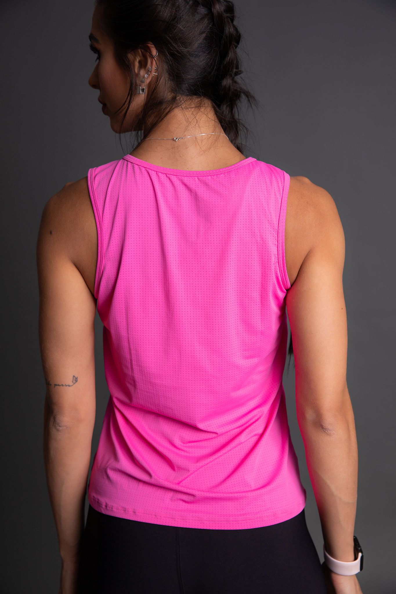 Regata Dry fit Roma Workout Rosa - Roupas Fitness - Roma Fitness