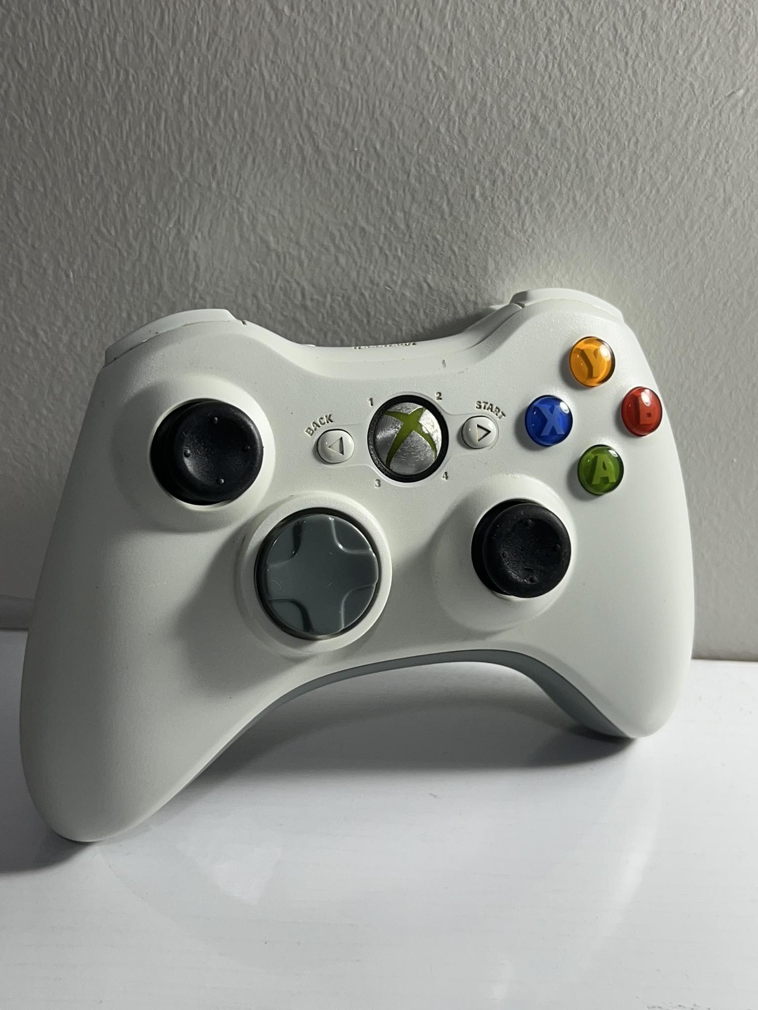 Controle XBOX 360 Wireless Original Branco Sem Fio