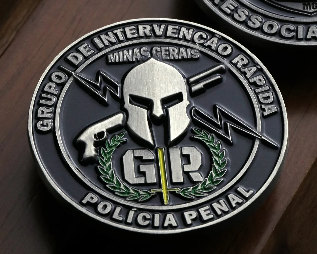 Police Tactical Defense Brazil Defesa Tatica Policial Challenge Coin