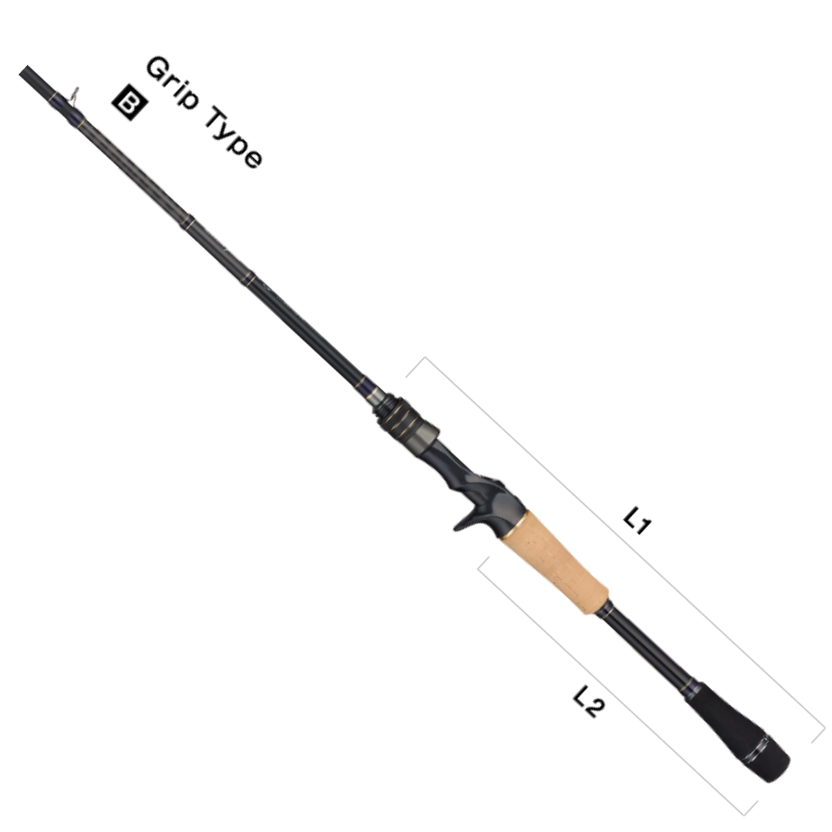 Vara Carretilha Tailwalk Fullrange C61MH 6'1 8-20lb - Piovezan Pesca
