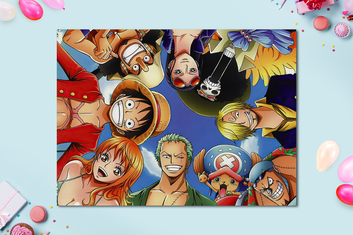 Kit Decoração de Festa One Piece Completo Painel Grande