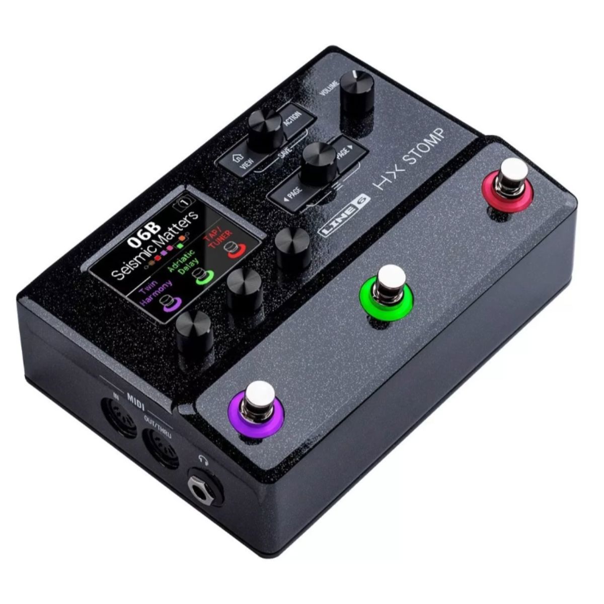 PEDALEIRA DE EFEITOS HELIX HX STOMP LINE6 AMP COMPACTO PEDAL - KMG