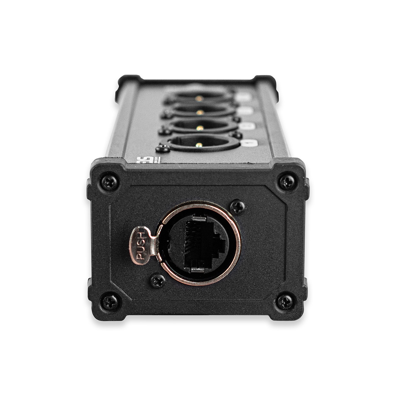 MEDUSA SAS CAT 1X4 MONTADA COM XLR PAINEL MACHO - KMG Instrumentos