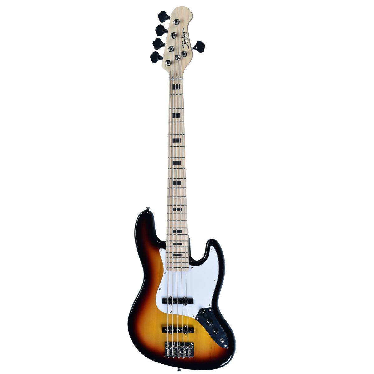 BAIXO SHELTER JAZZ BASS CAPTADOR 5 CORDA SUNBURST SHJB75 PRO - KMG