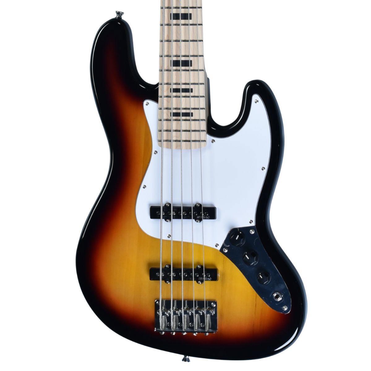 BAIXO SHELTER JAZZ BASS CAPTADOR 5 CORDA SUNBURST SHJB75 PRO - KMG