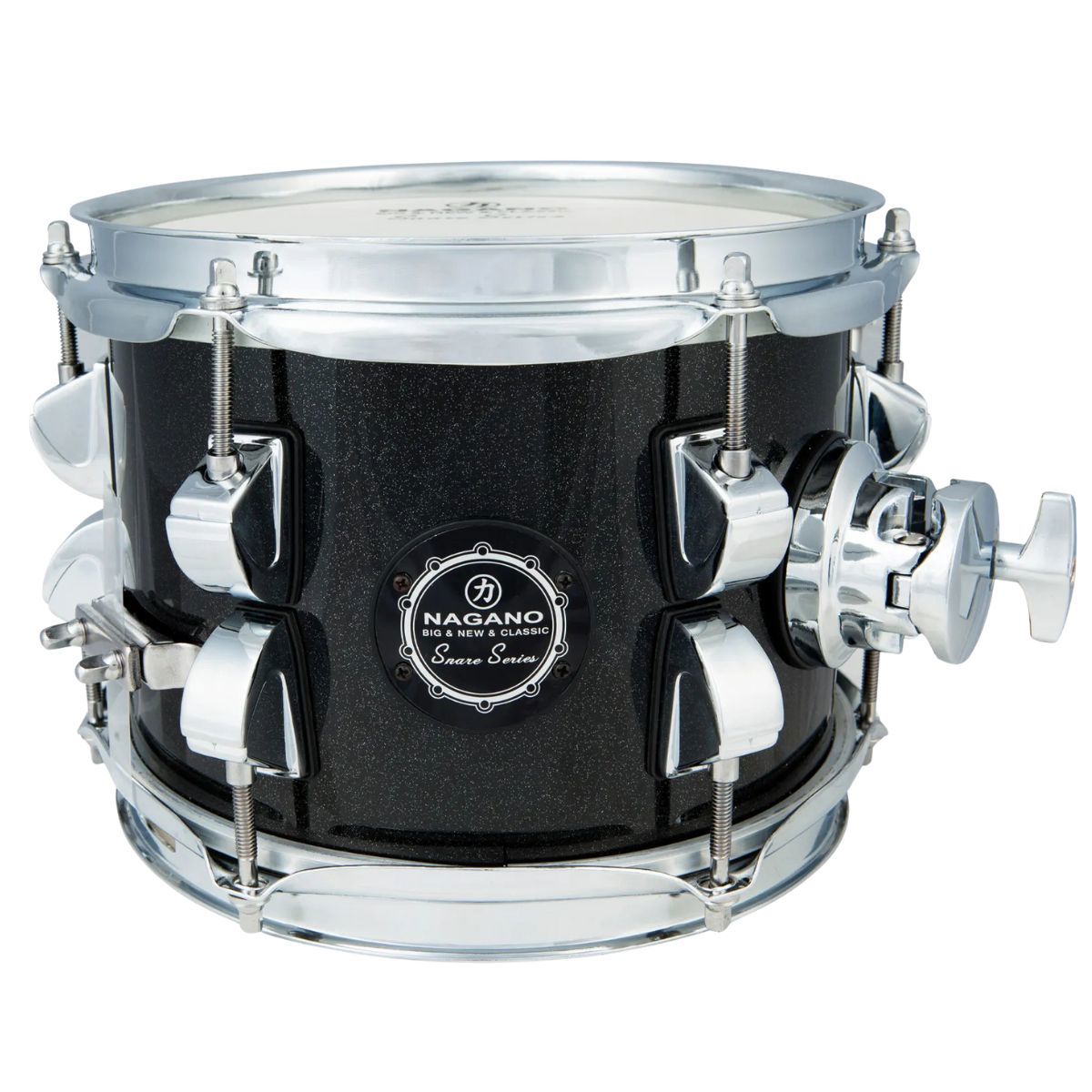 CAIXA 8X6 POL C/ CLAMP HOLDER NEW BEAT NAGANO EBONY SPARKLE - KMG