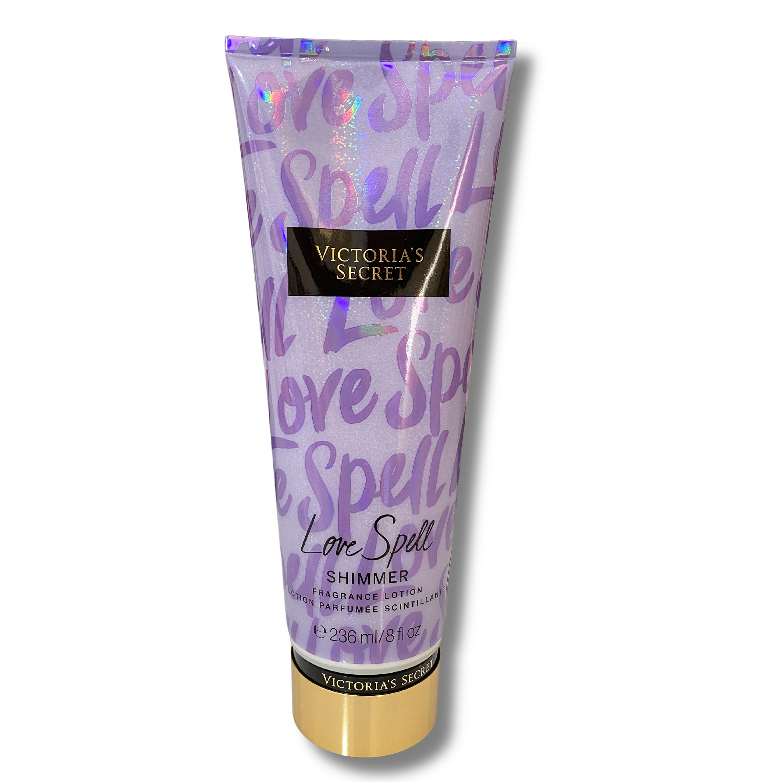 Kit Body Splash + Body Lotion Love Spell Shimmer Victoria's Secret