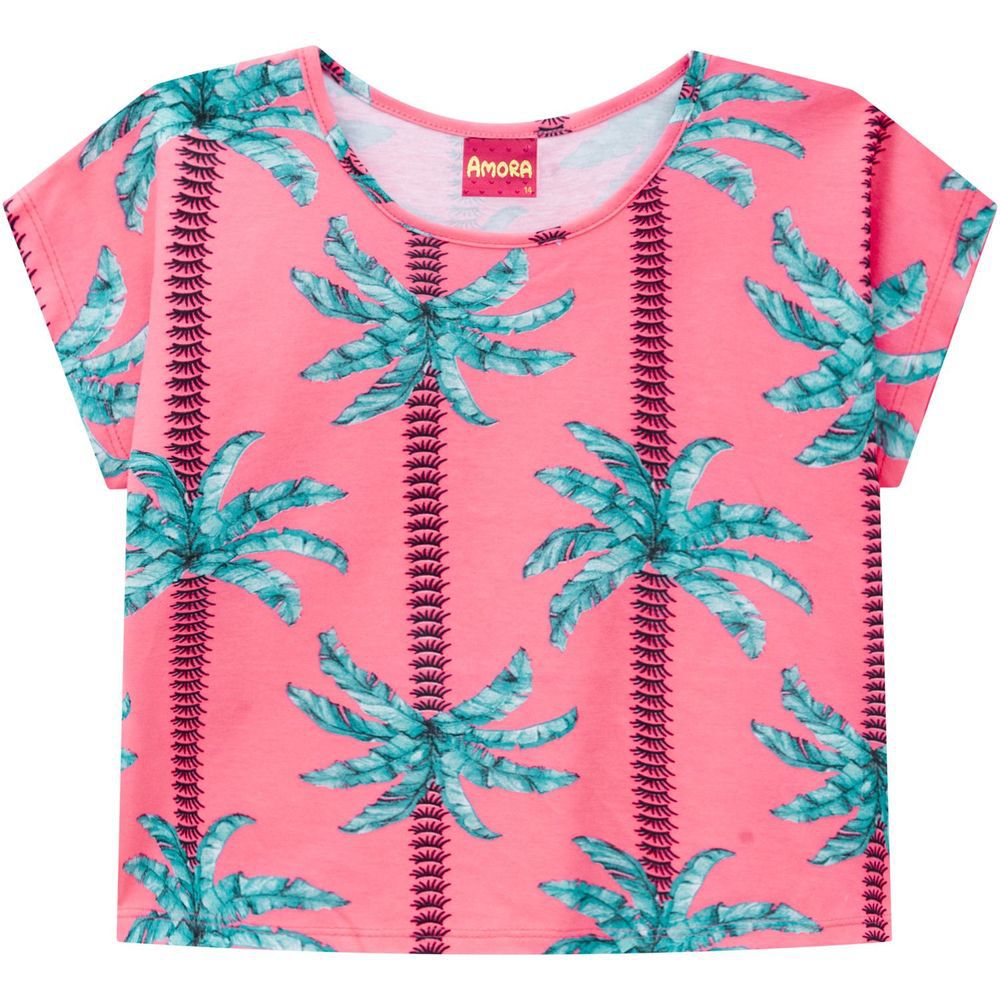 Blusinha Cropped Blusa Camiseta Thsirt Feminina Mini Blusa Verão Tendência  estampas coloridas cores Neon coração LGBTQ+