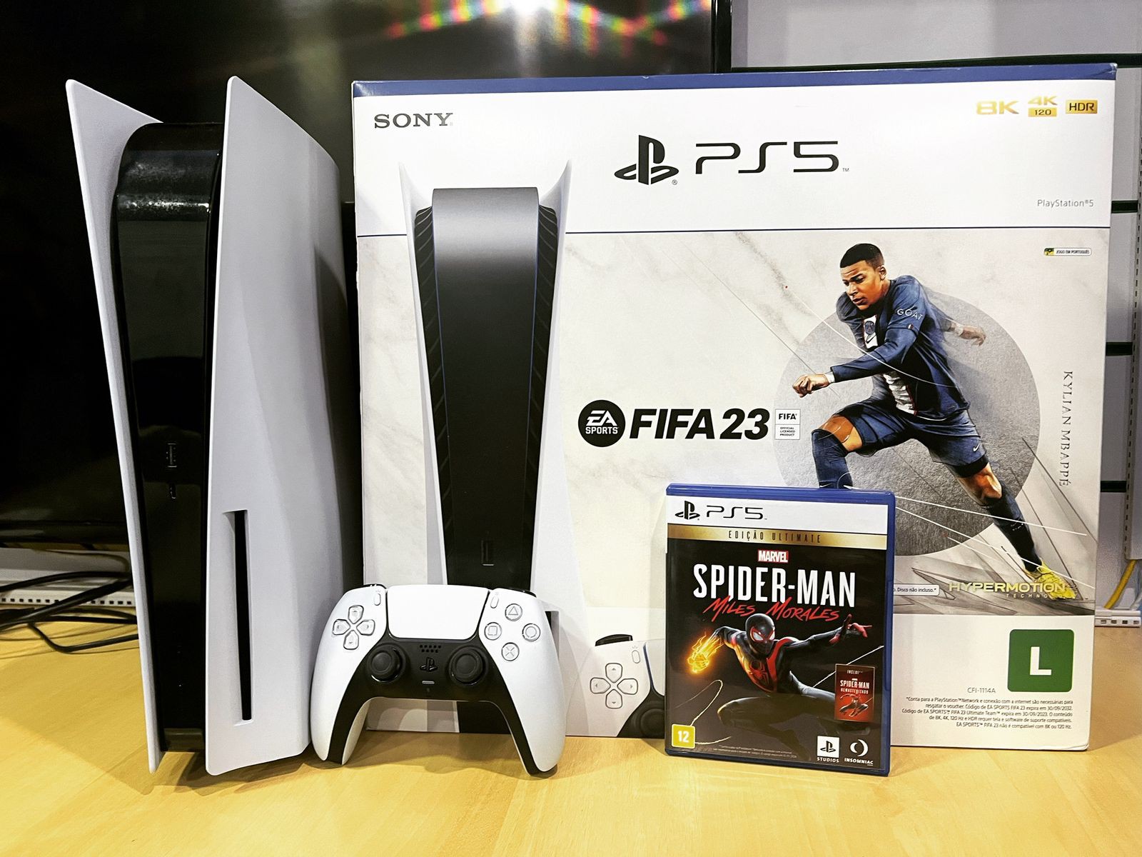 Console Playstation 5 + Jogo Fifa 23 – Ps5 – SONY – Promoção do Dia