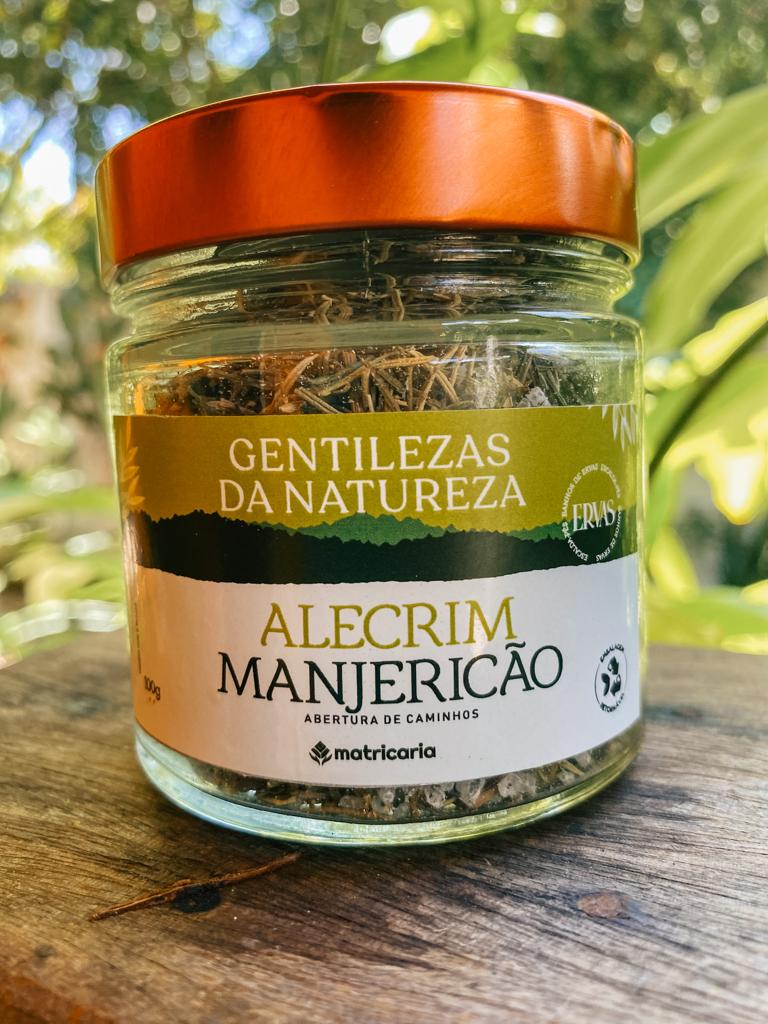 Banho de Manjericão e Alecrim - Matricaria Bem Estar