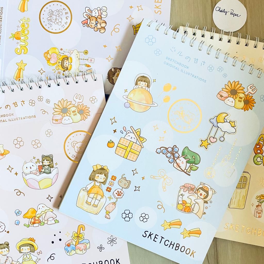 Sketchbook para desenhos kawaii