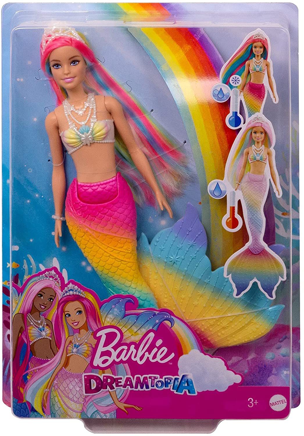 Boneca Barbie - Dreamtopia - Sereia Muda De Cor - Mattel com o