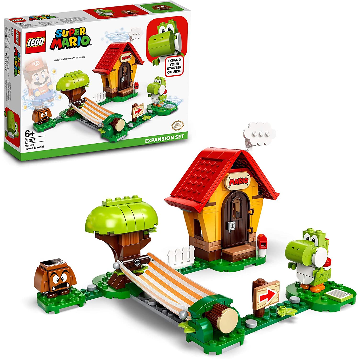Pacote de Expansão - A Casa dos Presentes de Yoshi 71406 - LEGO® Super Mario™  -  para crianças
