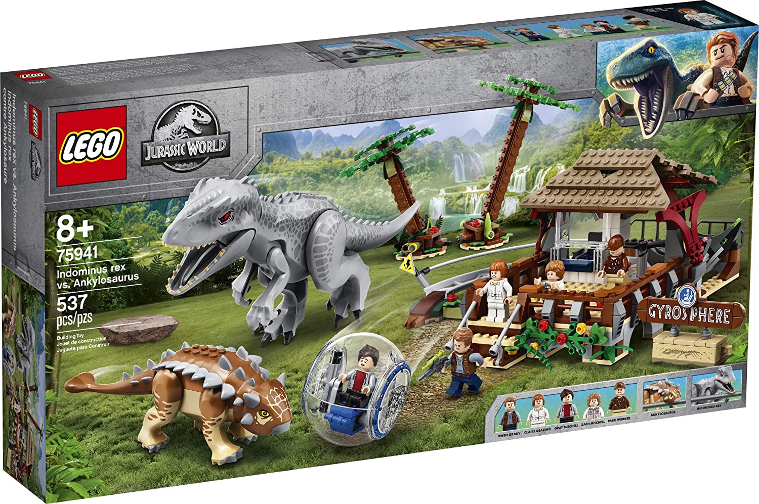 LEGO Jurassic World - Velociraptor: Missão de Resgate com Biplano