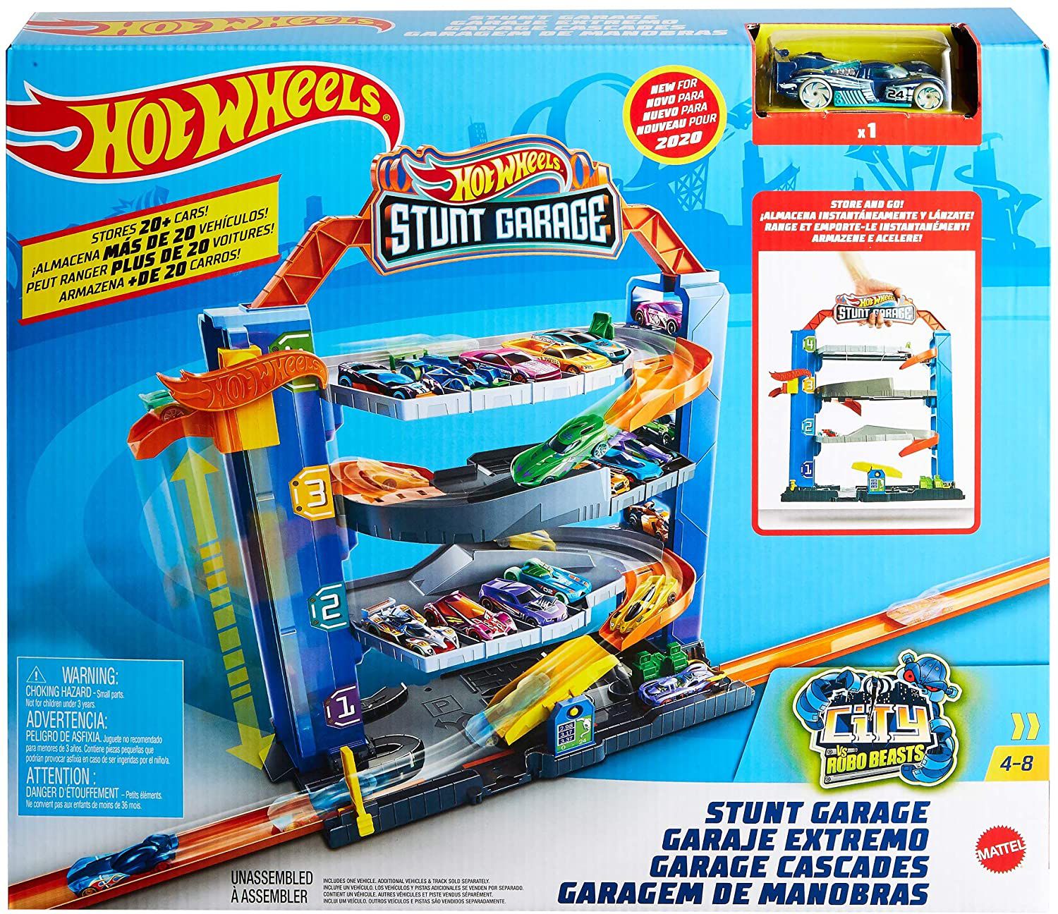 Pista Hot Wheels City Garagem Mattel HDR28 - Star Brink Brinquedos